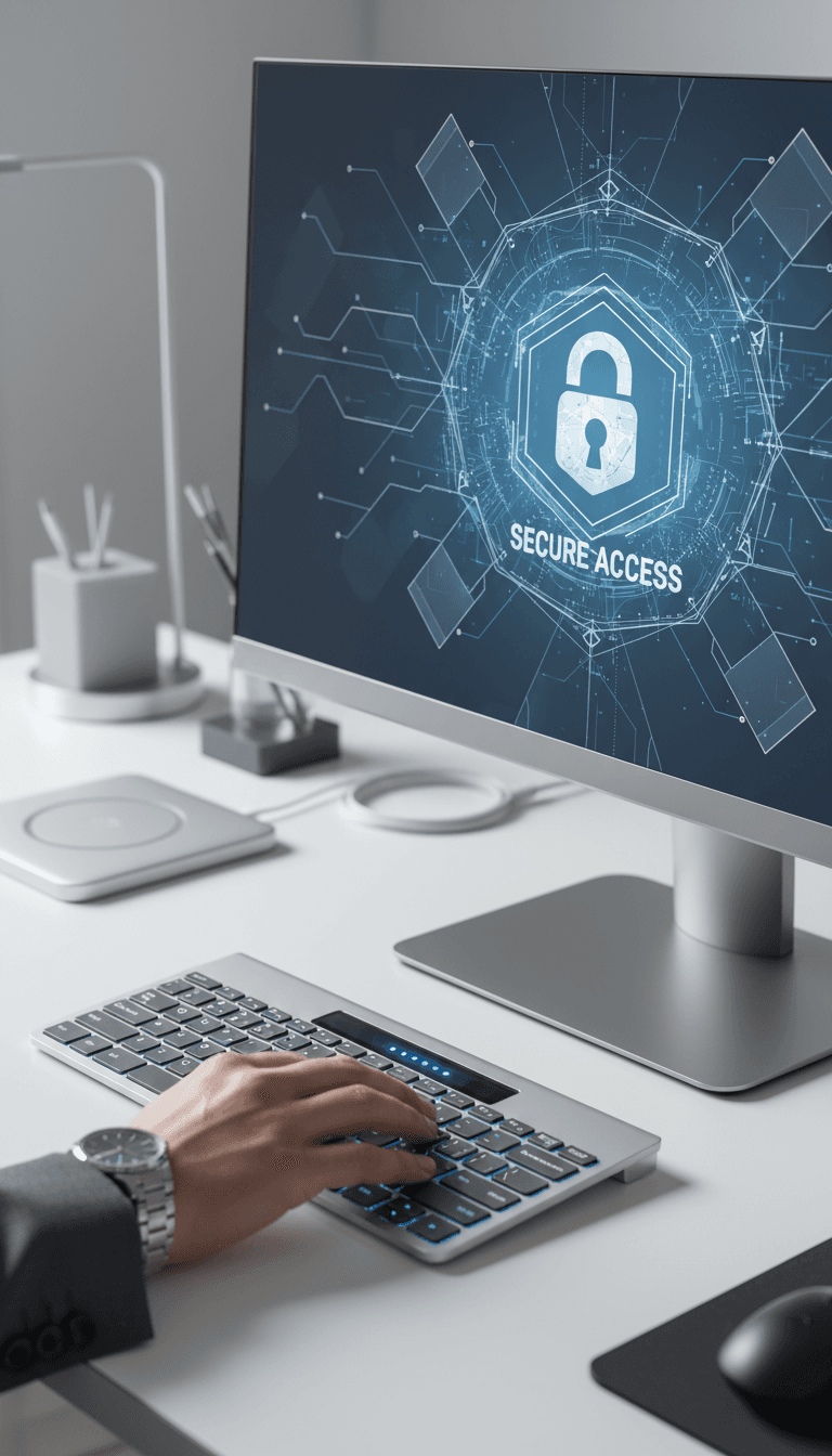 Digital security interface with encryption and data protection visualization